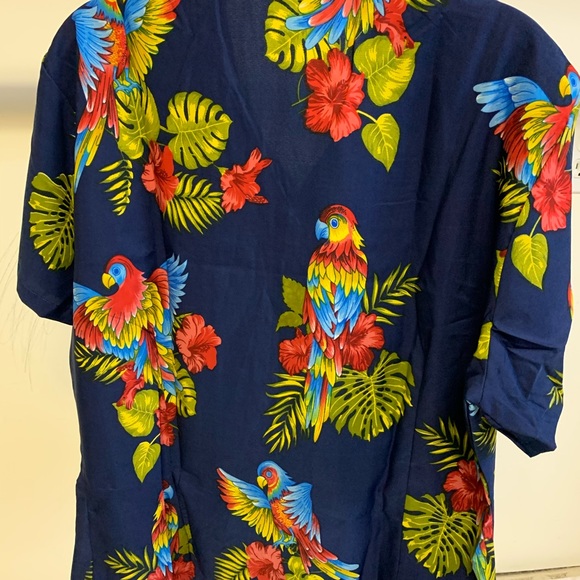 Alvish Shirt for Men Floral Print Aloha Beach - Picture 3 of 3